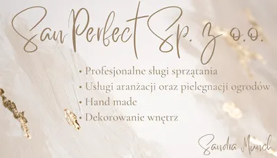 SanPerfect Sp. z o.o. Firma sprzątająca